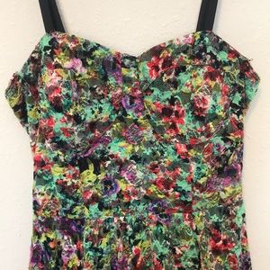 Flower Mini Dress